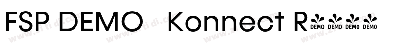 FSP DEMO   Konnect R字体转换